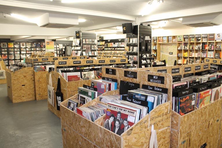 Image: The huge selection on show at Rough Trade